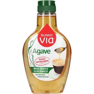 Sirope de Agave bajo Índice Glucémico Sabor Neutro  Sunny VIA 350 G