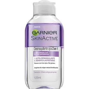 Skin Active Desmaquillante Waterproof de Ojos 2 en 1 Suave con los Ojos y No Graso Garnier