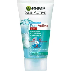 Skin Active Pure Active Limpiador Integral 3 en 1 Gel Garnier