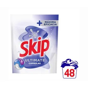 Skip Detergente en Cápsulas 48 Lavados Máxima Eficacia 48 UD