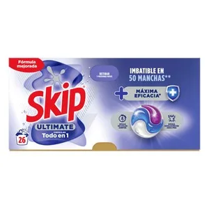 Skip Ultimate Detergente en Cápsulas Máxima Eficacia 22 Lav. 26 UD