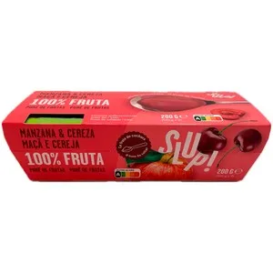 Slup! Crema de Fruta de Manzana y Cereza 2 X 100 G. 200 G