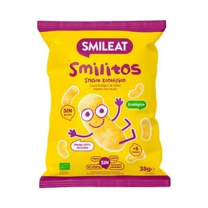 Smileat Smilitos Snack Infantil de Maiz Ecológico, a Partir de 8 Meses 38 G.