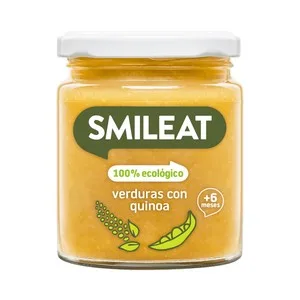 Smileat Tarrito de Verduras Ecológicas con Quinoa, a Partir de 6 Meses 230 G.