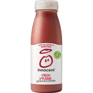 Smoothie de Fresa y Plátano sin Azúcares Añadidos Innocent 250 ML