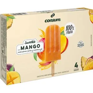 Smoothie Mango 4x60 Gr Manzana Piña Maracuyá 240 Gr