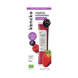 Kencko Smoothie Purples Preparado para Batido de Frutas del Bosque Ecológicas 2 X 22 G.