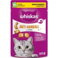 Snack Control de Bolas Pelo para Gato Whiskas, Bolsa 50 G