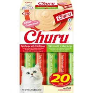 Snack de Mariscos para Gato Churu 20x14 G