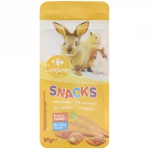 Snack de Zanahorias para Roedores Carrefour Companino 50 G