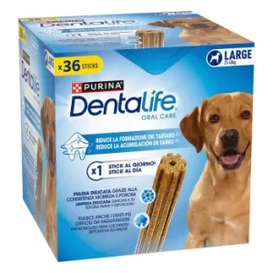 Snack Dental para Perro Grande Purina Dentalife 36 Sticks 1272 G.