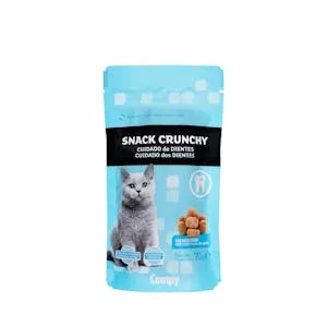 Snack Gato Crunchy con Hierba Gatera Compy Cuidado de Dientes 0.07 KG