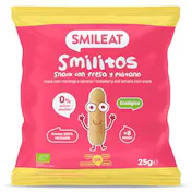 Snack Infantil con Fresa y Plátano Smilitos Smileat 25 G