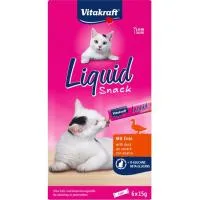 Snack Líquido de Pato para Gato Vitakraft, Caja 6 Uds