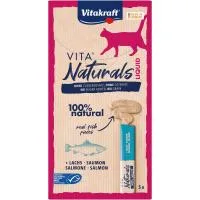 Snack Líquido de Salmón para Gato Vitakraft, Pack 5x15 G