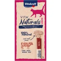 Snack Líquido de Ternera para Gato Vitakraft, Pack 5x15 G