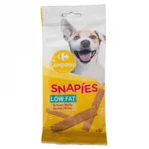Snack Tiras de Pollo Carrefour Snapies Low Fat 10 Unidaes 104 G.