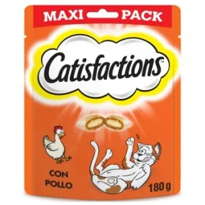 Snacks de Pollo para Gatos Catisfactions 180 G.