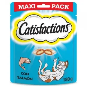 Snacks de Salmón para Gatos Catisfactions 180 G.