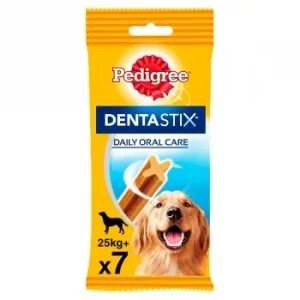 Snacks Dental para Perros Grandes Pedigree Dentastix Pack de 7 Unidades