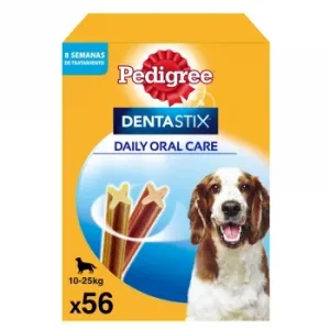 Snacks Dental para Perros Medianos Pedigree Daily Oral Care Dentastix Pack de 56 Unidades