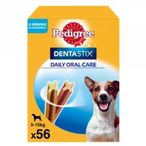 Snacks Dental para Perros Pequeños Pedigree Dentastix Pack de 56 Unidades