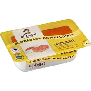 Sobrasada de Mallorca Tradicional sin Gluten sin Lactosa IGP  el Zagal 200 G