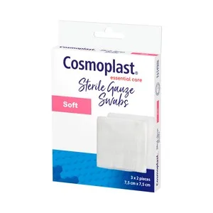 Cosmoplast Soft Gasas Esterilizadas de 7.5 X 7.5 Cm 3 Uds. 6 UD