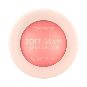 Catrice Soft Glam Baked Blush Tono 010 On Cloud Pink, Rosado Colorete e Iluminador.