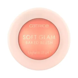 Catrice Soft Glam Baked Blush Tono 020 Peachy Breeze, Melocotón Colorete e Iluminador.