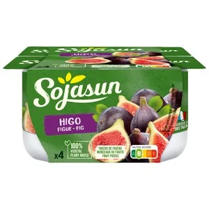 Sojasun Especialidad de Soja con Trocitos de Higos  4 X 100 G. 400 G