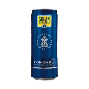 Solan de Cabras Agua con Gas Lata de 33 Cl. 330 ML