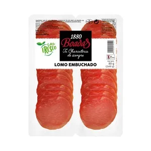 Solariego Lomo Embuchado, sin Gluten y Cortado en Finas Lonchas Solariego 2 X 40 G. 80 G