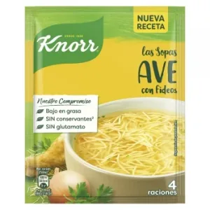 Sopa de Ave con Fideos Knorr 61 G.