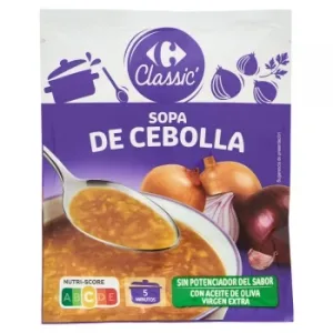 Sopa de Cebolla Classic Carrefour 51 G.