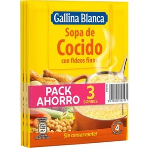 Sopa de Cocido Pack 3  Gallina Blanca 80 G