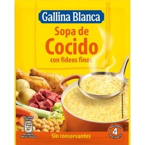 Sopa de Cocido Deshidratada sobre 72 Gr