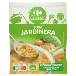 Sopa Jardinera Classic Carrefour 80 G.