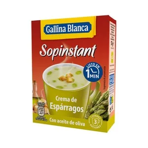 Gallina Blanca Sopinstant Crema de Espárragos con Picatostes 3 Uds. 19 G. 54 G
