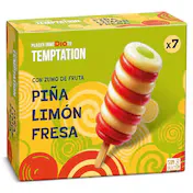 Sorbetes Remolino de Frutas Dia Temptation 7 X 65 G