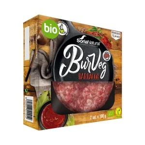 Soria Natural Bio Burger Vegetal con Autentico Sabor a Carne 2 X 100 G. 200 G