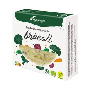 Soria Natural Bio Burger Vegetal de Brócoli Ecológico 2 X 100 G. 200 G
