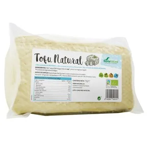 Soria Natural Bio Tofu Natural sin Gluten, Apto para Veganos 1 Kg. 1000 G