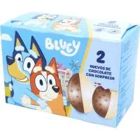 Huevo Sorpresa Bipack Bluey Map, Caja 40 G
