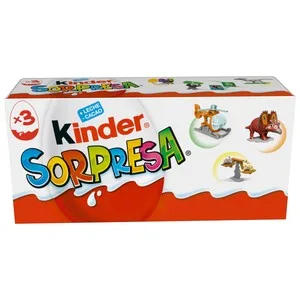 Kinder Sorpresa Huevos de Chocolate con Leche Pack de 3 Uds. 20 G.
