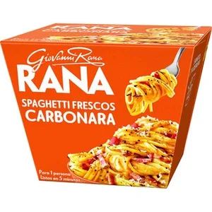 Spaguettis a la Carbonara 1 Ración Giovanni Rana