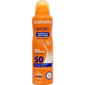 Sport Bruma Solar Protectora Spf-50 Resistente al Agua y Sudor Babaria