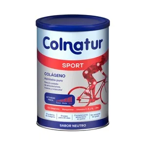 Colnatur Sport Colágeno Natural Asimilable Puro, con Sabor Neutro y Presentación en Polvo 330 G.