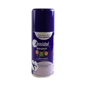 Arnidol Spray Glacial para el Alivio Inmediato en Lesiones Musculares y Articulares, Arnidol 150 Ml.