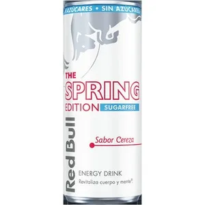 Spring Edición Bebida Energética Sabor Cereza Sugar Free  RED Bull 25 CL